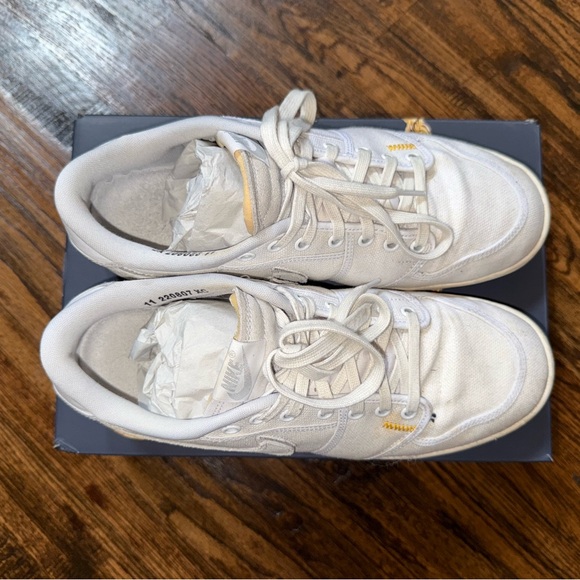 Air Jordan 1 Low AJKO SP X Union White/ Neutral Grey Size 10.5 - Picture 5 of 12